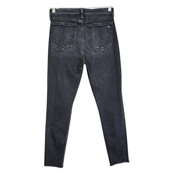Rag & Bone Womens Nina High Rise Ankle Skinny Jeans Size 27 Royal Oak Wash Denim - Picture 5 of 15